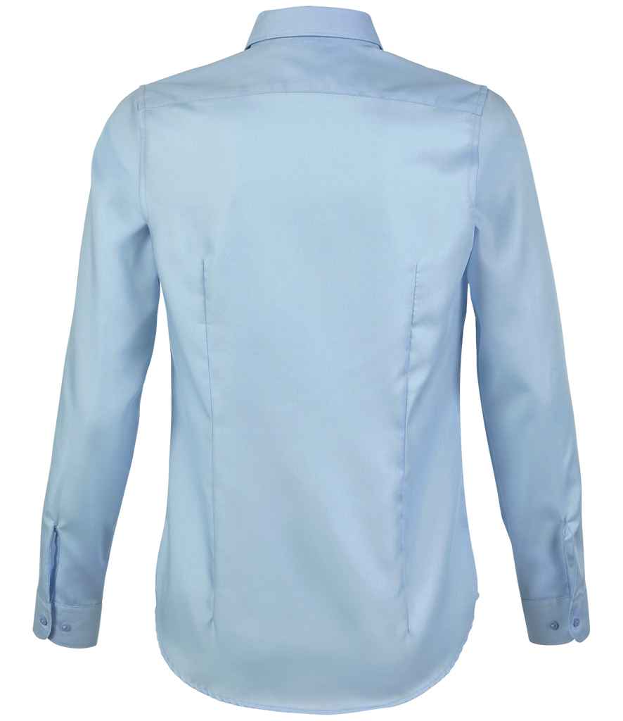 NEOBLU Ladies Blaise Long Sleeve Shirt | Soft Blue