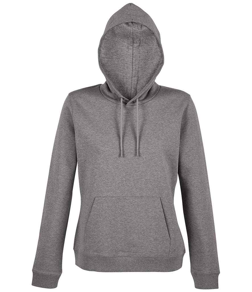 NEOBLU Ladies Nicholas French Terry Hoodie | Grey Marl