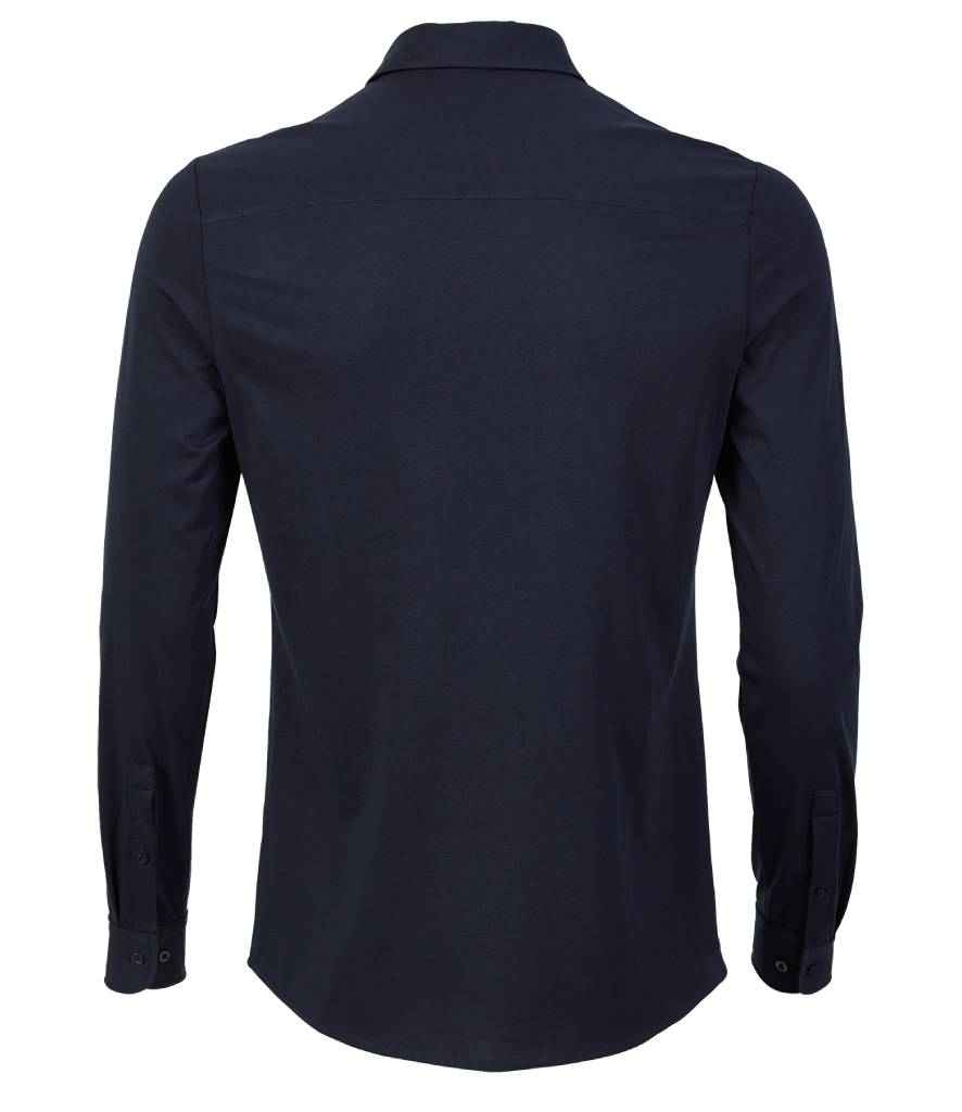 NEOBLU Balthazar Jersey Long Sleeve Shirt | Night Blue