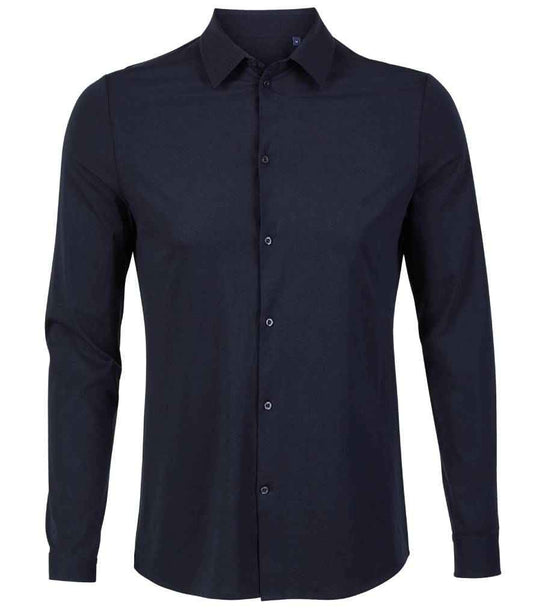 NEOBLU Balthazar Jersey Long Sleeve Shirt | Night Blue