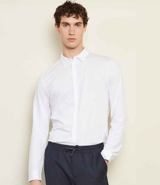 NEOBLU Balthazar Jersey Long Sleeve Shirt | Optic White