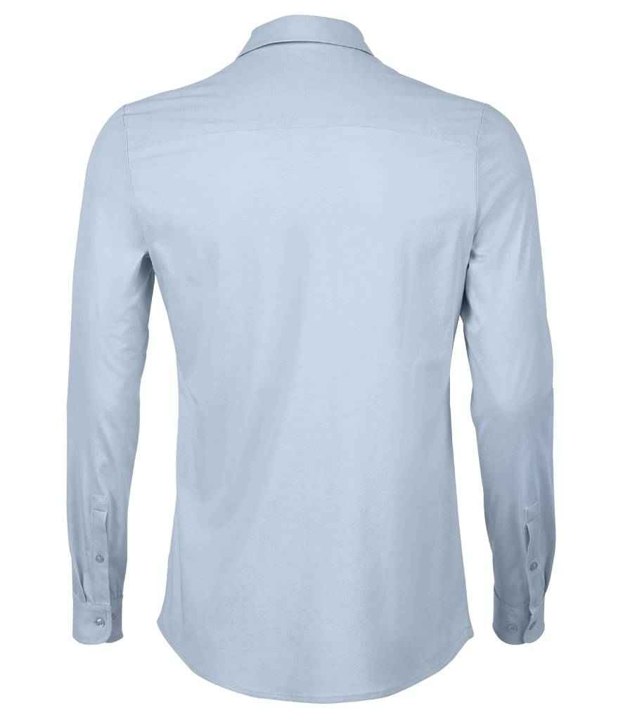 NEOBLU Balthazar Jersey Long Sleeve Shirt | Soft Blue