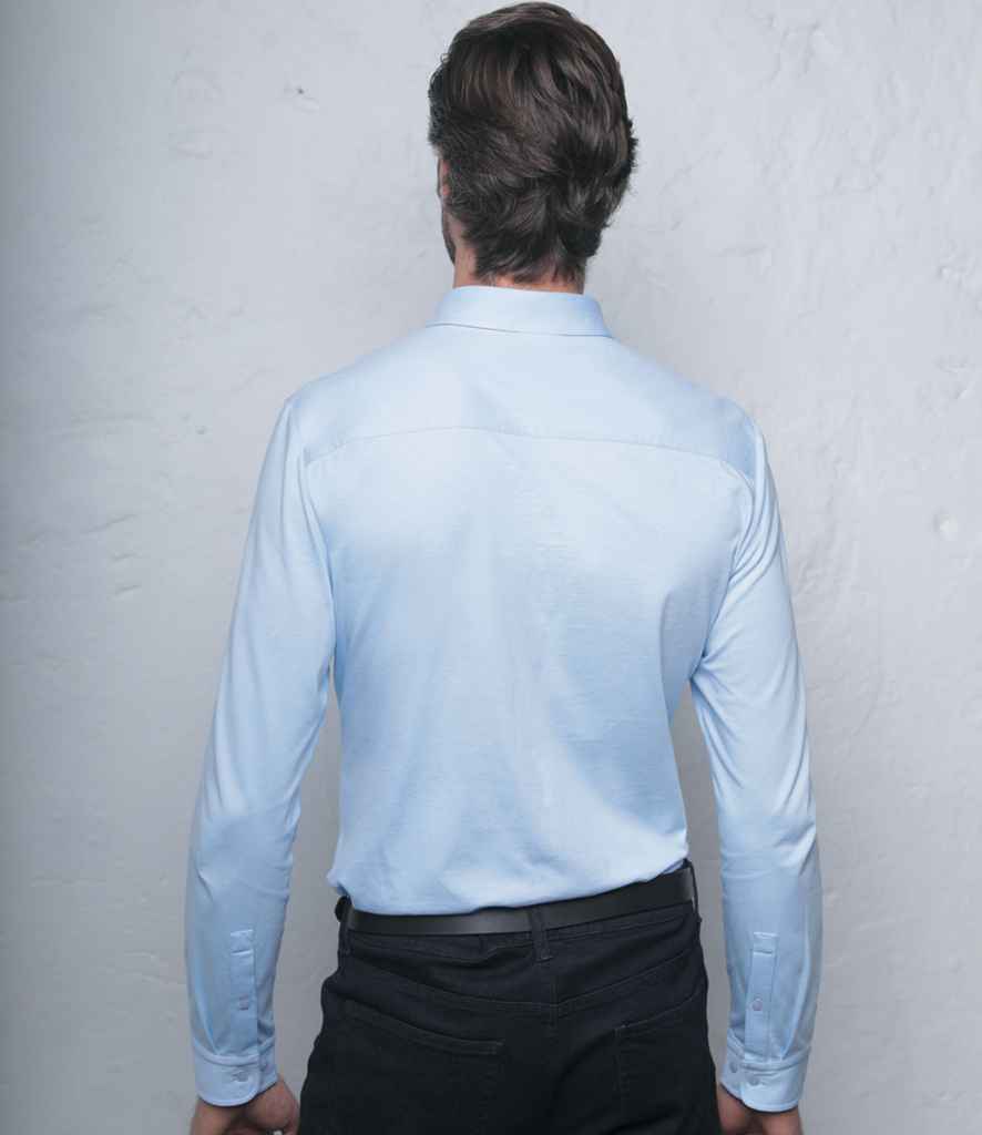 NEOBLU Balthazar Jersey Long Sleeve Shirt | Soft Blue
