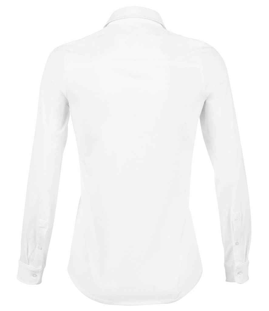 NEOBLU Ladies Balthazar Jersey Long Sleeve Shirt | Optic White