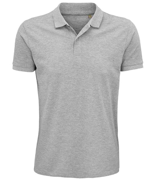 SOL'S Planet Organic Piqué Polo Shirt | Grey Marl