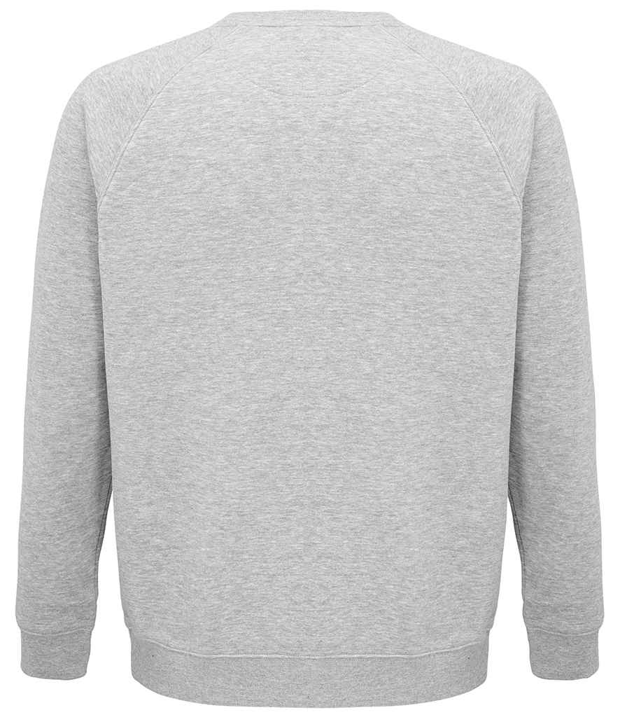 SOL'S Unisex Space Organic Raglan Sweatshirt | Grey Marl