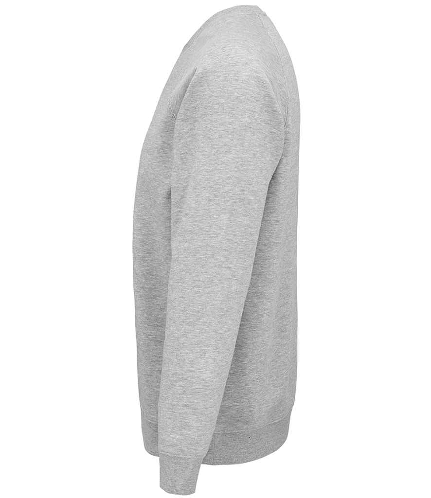 SOL'S Unisex Space Organic Raglan Sweatshirt | Grey Marl