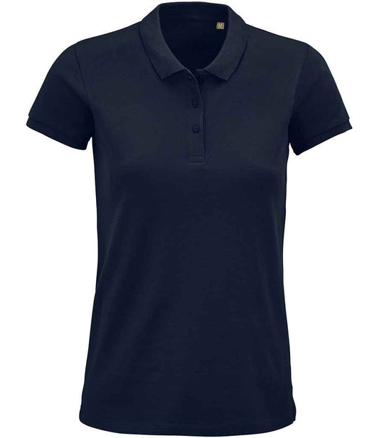 SOL'S Ladies Planet Organic Piqué Polo Shirt | French Navy