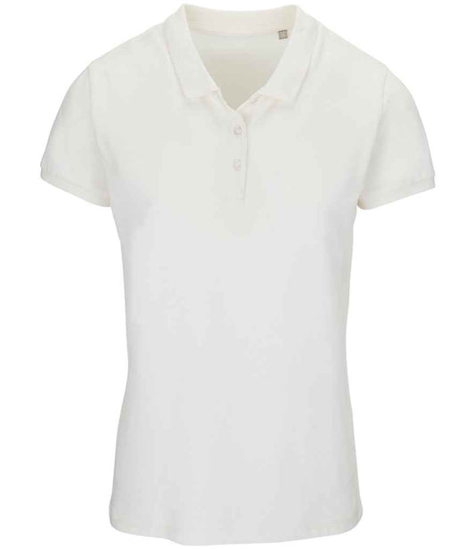 SOL'S Ladies Planet Organic Piqué Polo Shirt | Off White