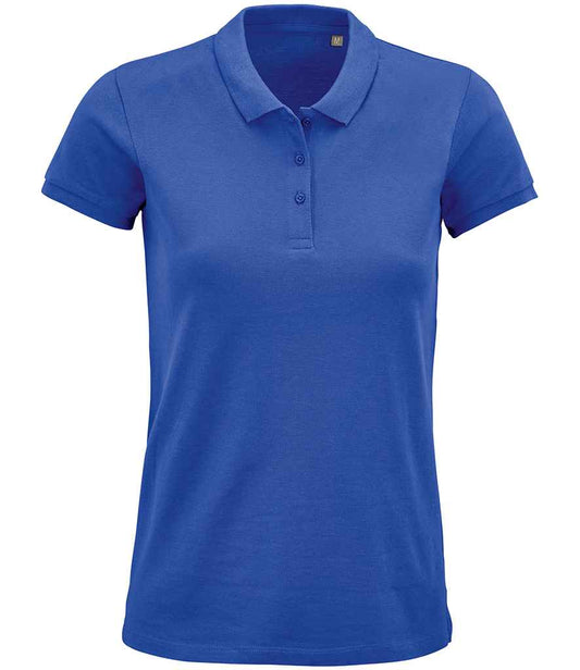 SOL'S Ladies Planet Organic Piqué Polo Shirt | Royal Blue