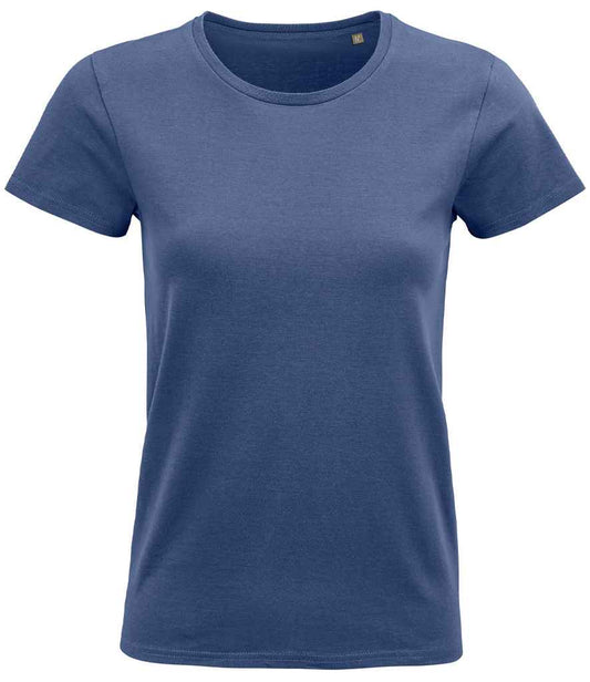 SOL'S Ladies Pioneer Organic T-Shirt | Denim