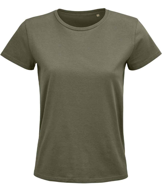 SOL'S Ladies Pioneer Organic T-Shirt | Khaki