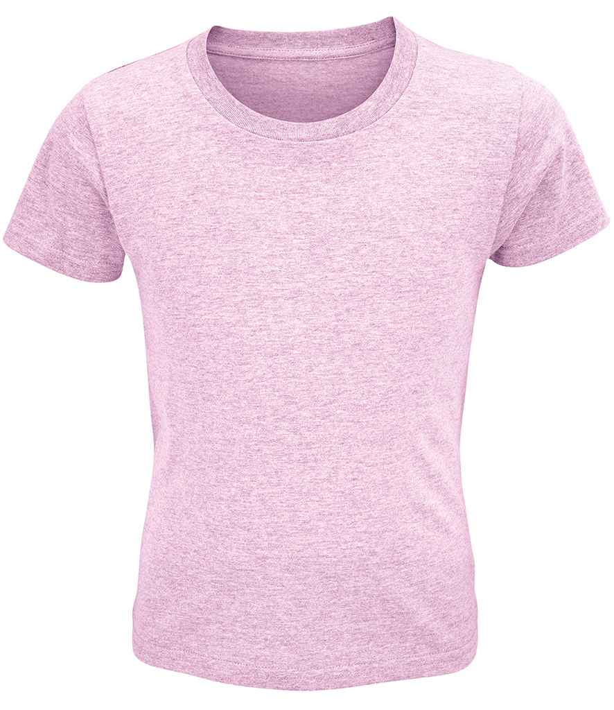 SOL'S Kids Crusader Organic T-Shirt | Heather Pink