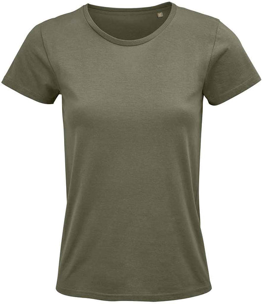 SOL'S Ladies Crusader Organic T-Shirt | Khaki