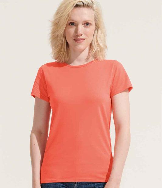 SOL'S Ladies Crusader Organic T-Shirt | Pop Orange