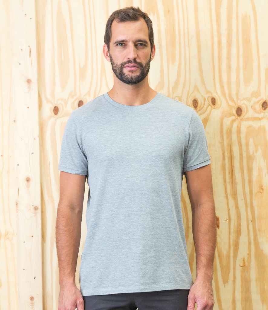 NEOBLU Unisex Loris Organic Piqué T-Shirt | Grey Marl
