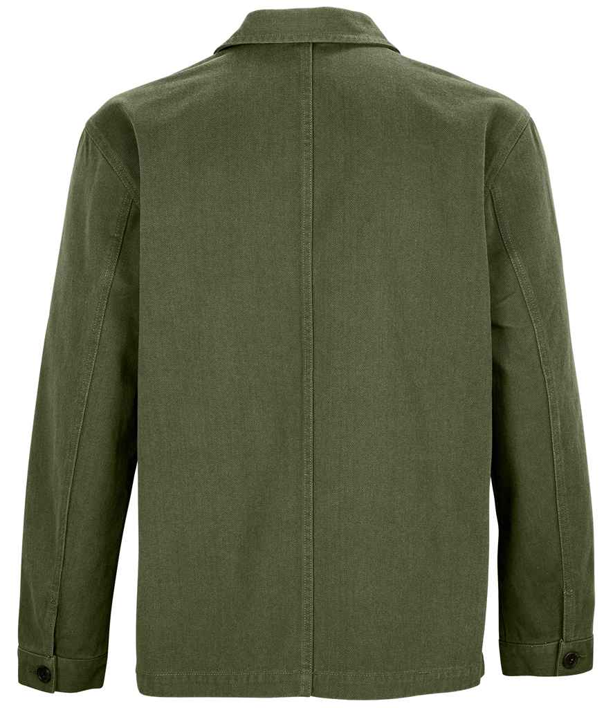 NEOBLU Mael Workwear Utility Jacket | Deep Khaki