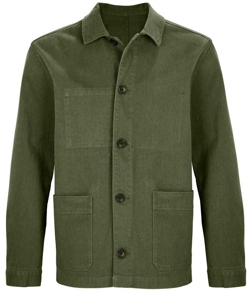 NEOBLU Mael Workwear Utility Jacket | Deep Khaki