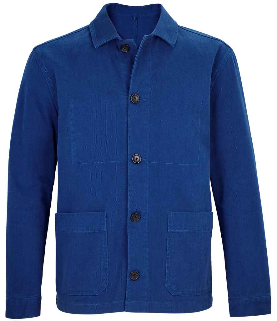 NEOBLU Mael Workwear Utility Jacket | Deep Blue