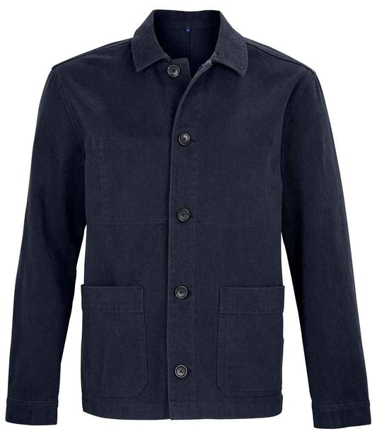 NEOBLU Mael Workwear Utility Jacket | Night Blue