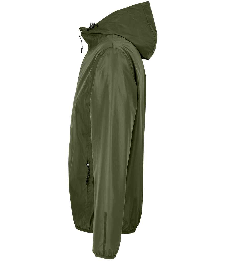 NEOBLU Unisex Andrea Waterproof Windbreaker Jacket | Deep Khaki
