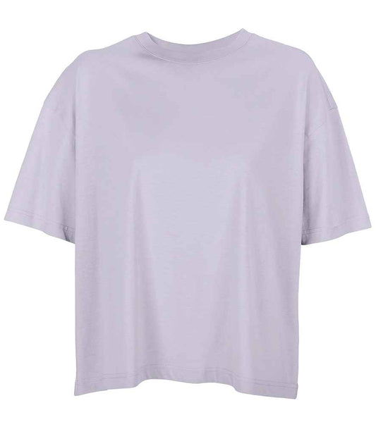 SOL'S Ladies Boxy Oversized Organic T-Shirt | Lilac