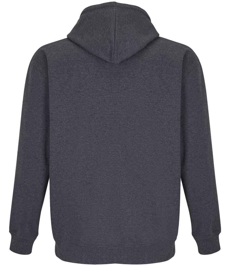 SOL'S Unisex Carter Full Zip Hoodie | Charcoal Marl