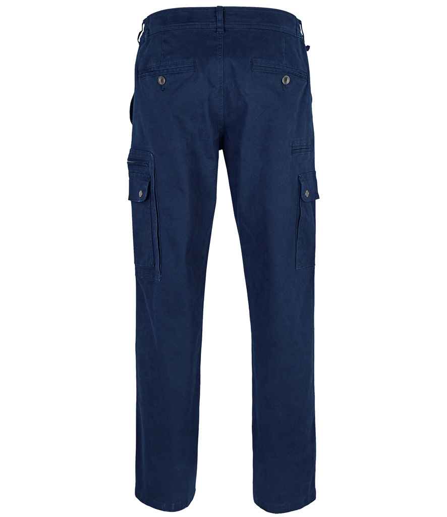 SOL'S Docker Stretch Cargo Trousers | Navy