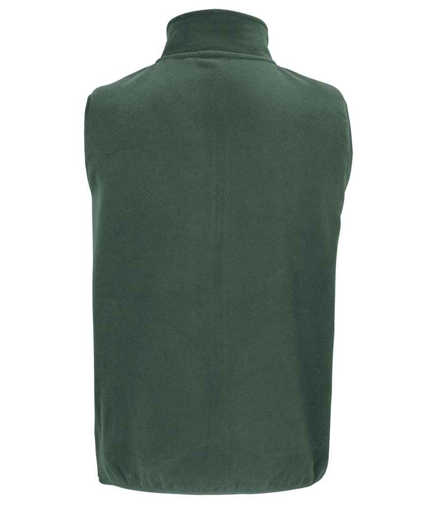 SOL'S Unisex Factor Recycled Micro Fleece Bodywarmer | Forest Green