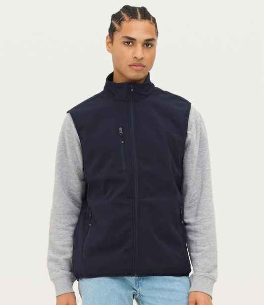 SOL'S Falcon Recycled Soft Shell Bodywarmer | Abyss Blue