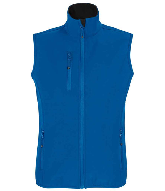 SOL'S Ladies Falcon Recycled Soft Shell Bodywarmer | Royal Blue