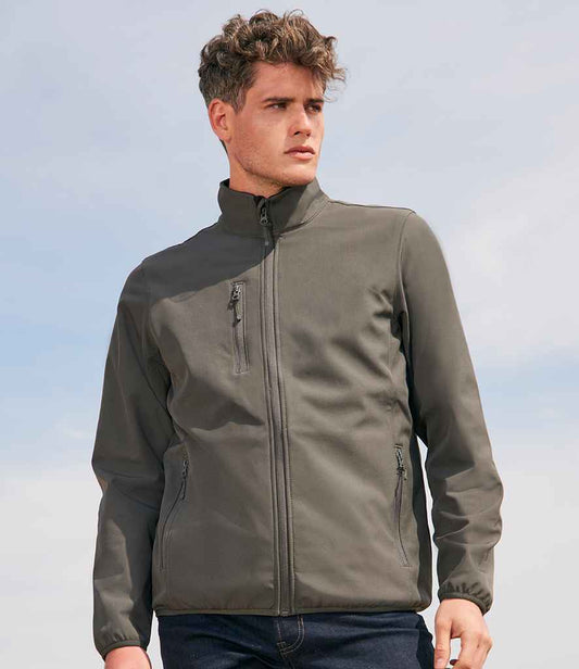SOL'S Falcon Recycled Soft Shell Jacket | Charcoal