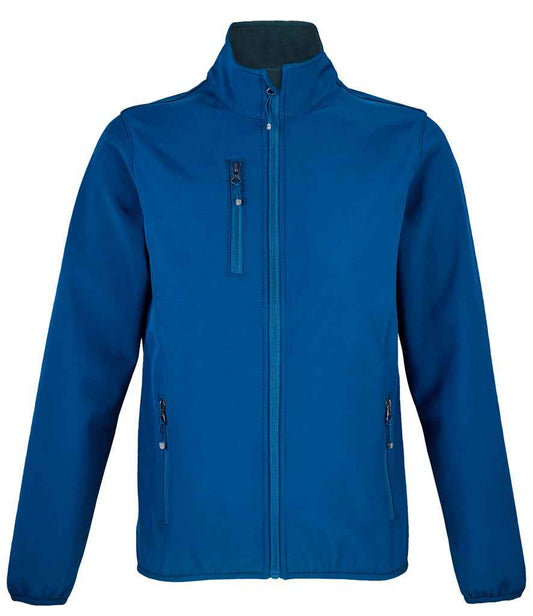 SOL'S Ladies Falcon Recycled Soft Shell Jacket | Royal Blue