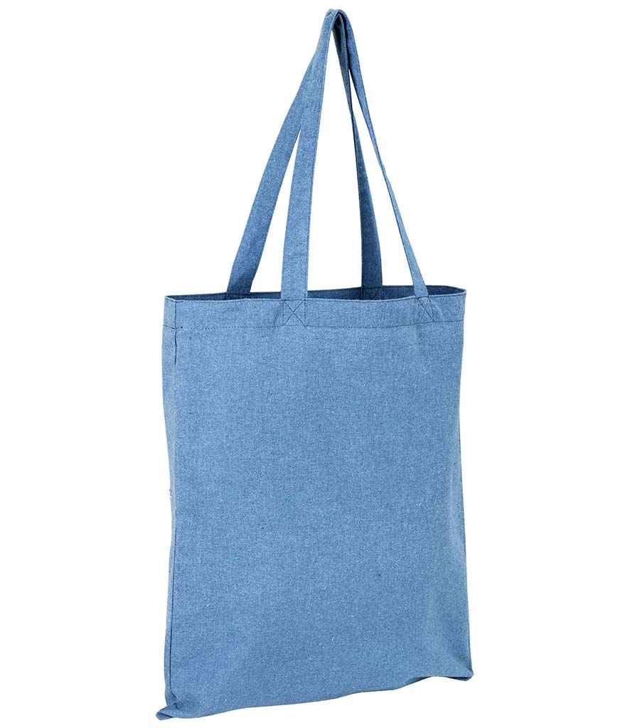 SOL'S Awake Recycled Tote | Heather Blue