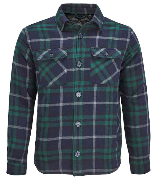 SOL'S Unisex Noah Padded Overshirt | Green Empire