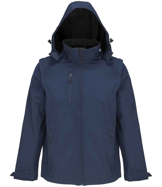 SOL'S Unisex Falcon 3-in-1 Soft Shell Jacket | Abyss Blue