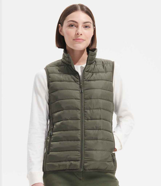SOL'S Ladies Stream Bodywarmer | Army