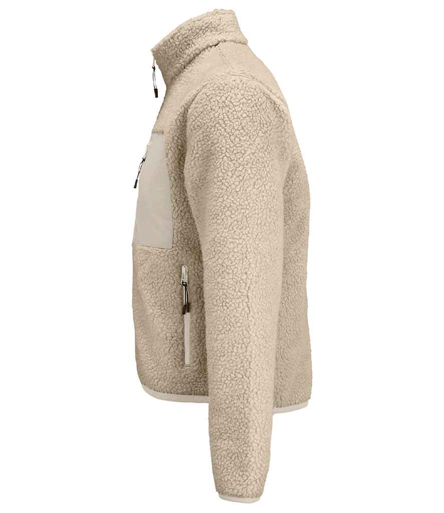 SOL'S Unisex Fury Sherpa Jacket | Shear Beige/Beige