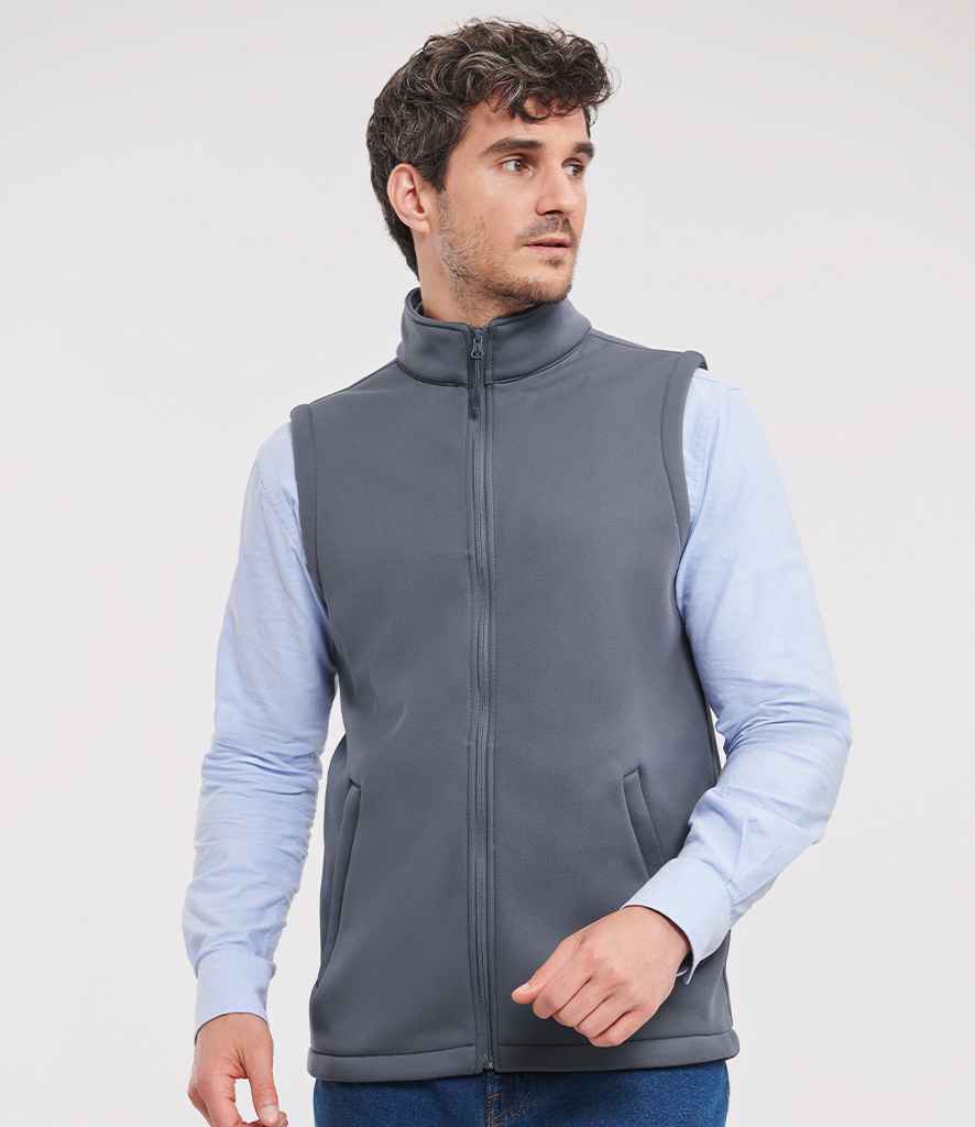 Russell Smart Soft Shell Gilet | Convoy Grey
