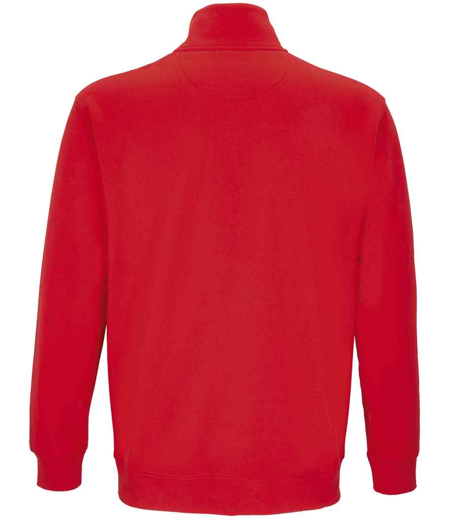 SOL'S Unisex Conrad 1/4 Zip Sweatshirt | Bright Red
