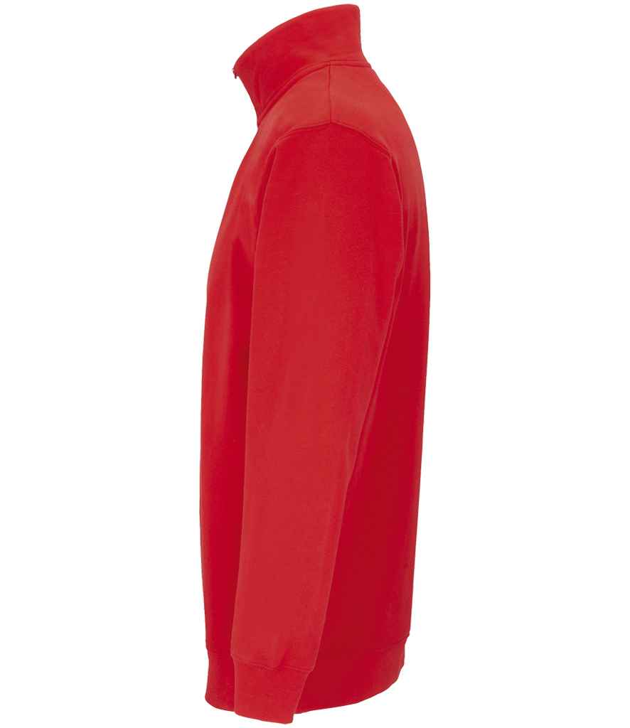 SOL'S Unisex Conrad 1/4 Zip Sweatshirt | Bright Red
