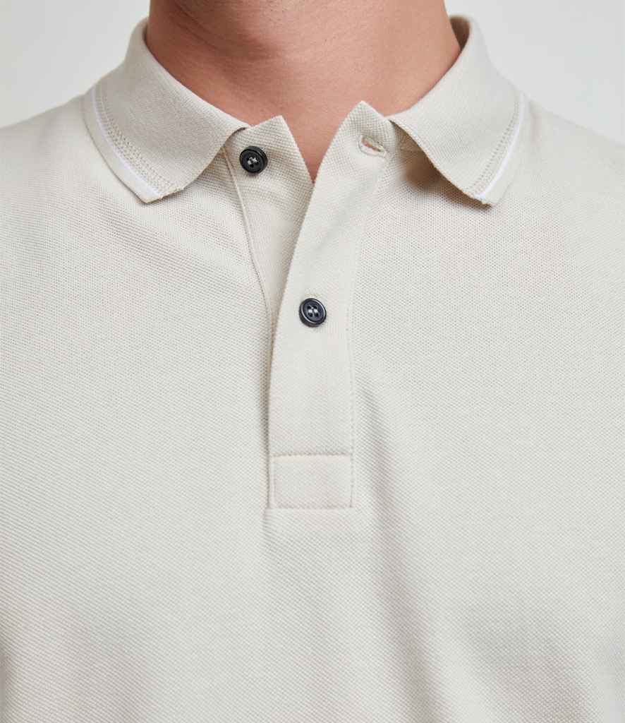 NEOBLU Unisex Orel Piqué Polo Shirt | Dusty Beige