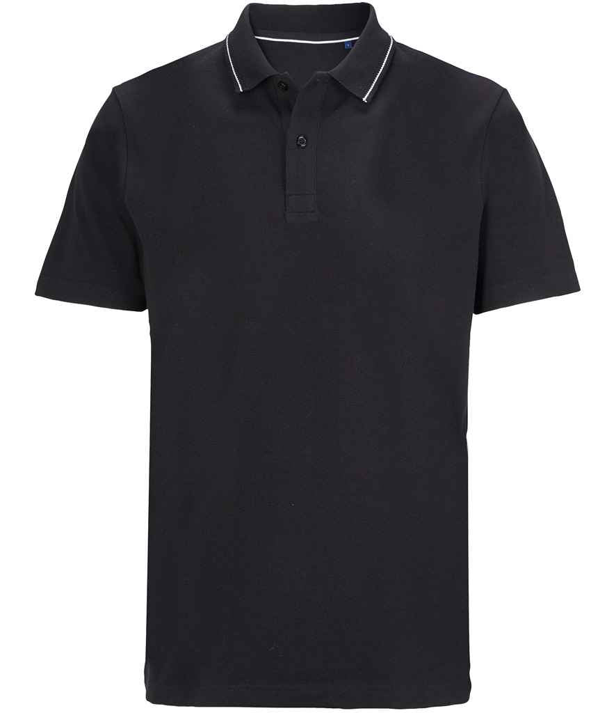 NEOBLU Unisex Orel Piqué Polo Shirt | Deep Black
