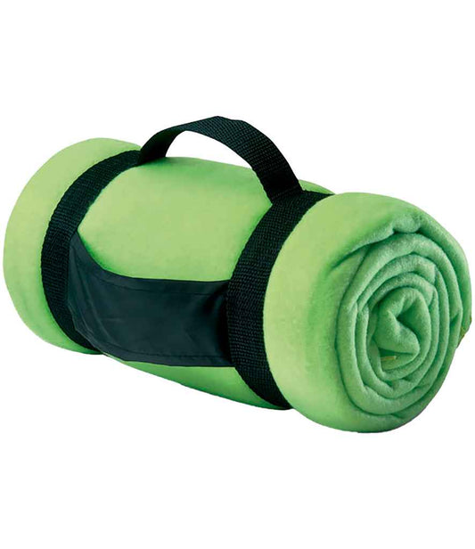 SOL'S Stavenger Plaid Fleece Blanket | Apple Green