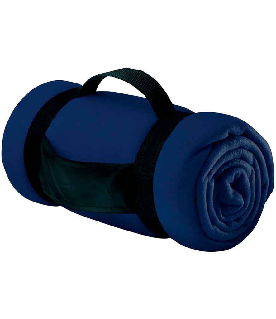 SOL'S Stavenger Plaid Fleece Blanket | French Navy