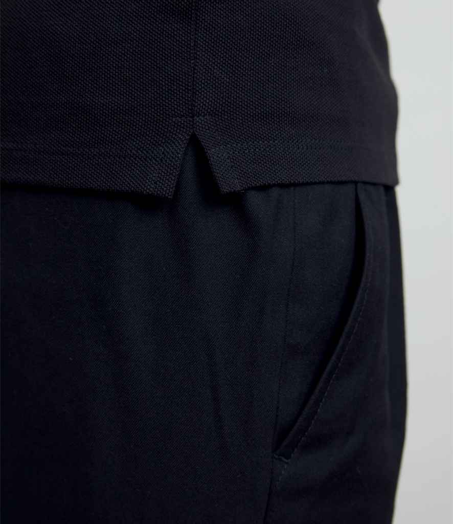 NEOBLU Ladies Owen Long Sleeve Piqué Polo Shirt | Deep Black