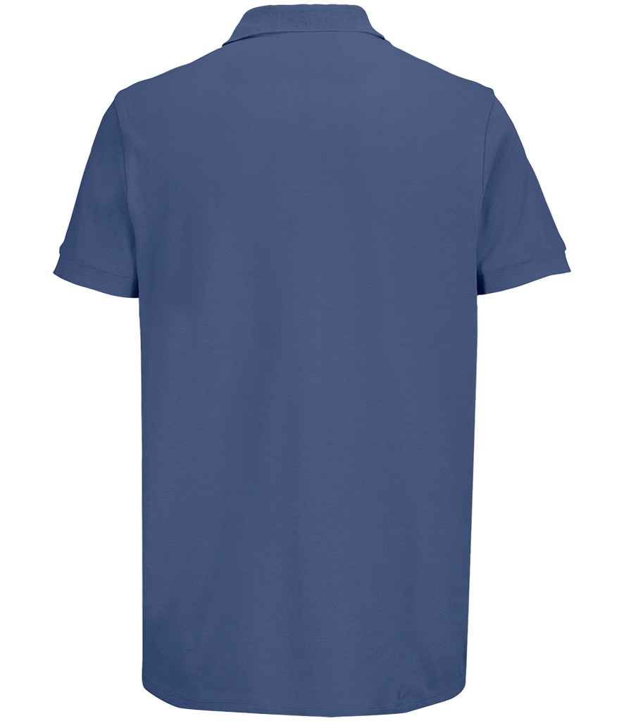 SOL'S Unisex Pacific Twin Piqué Polo Shirt | Denim