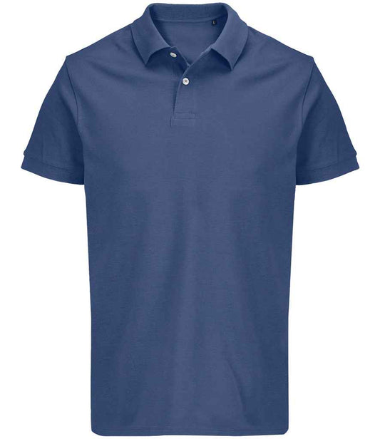 SOL'S Unisex Pacific Twin Piqué Polo Shirt | Denim