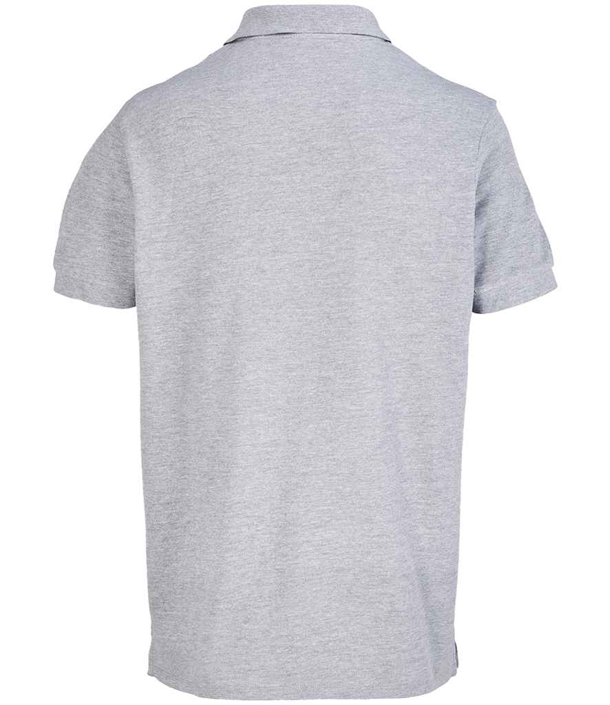 SOL'S Unisex Pacific Twin Piqué Polo Shirt | Grey Marl
