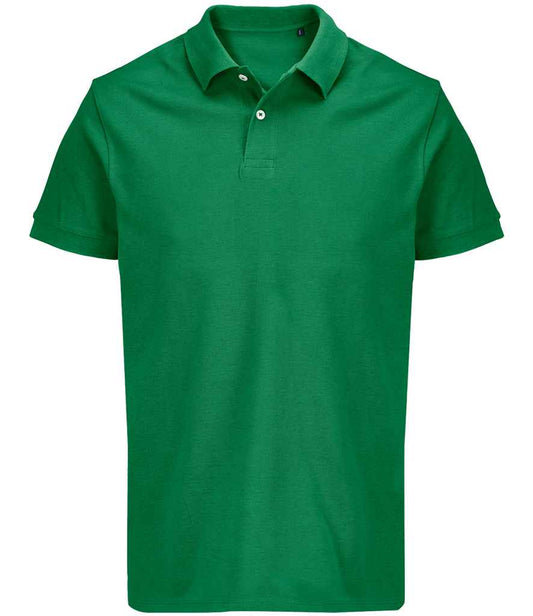 SOL'S Unisex Pacific Twin Piqué Polo Shirt | Kelly Green